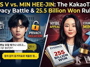 「同意のないカカオトークの証拠」BTSのVの嘆き、HYBEの255億ウォンの敗訴が引き起こしたK-POP帝国の「虐殺」の実態