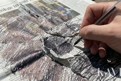 검은 잉크의 심연, 그 너머의 백색 침묵... 최병소의 '의미와 무의미'