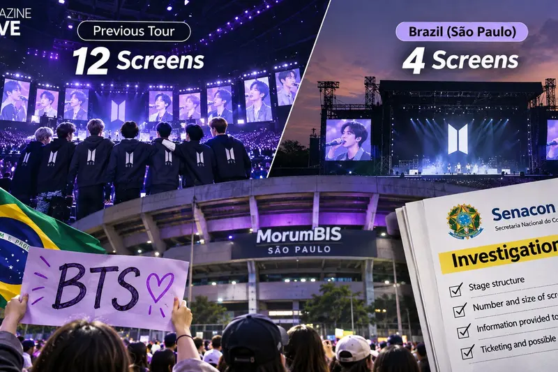 BTS Stage Screens Cut From 12 to 4? Brazilian Authorities Launch Probe Into Concert