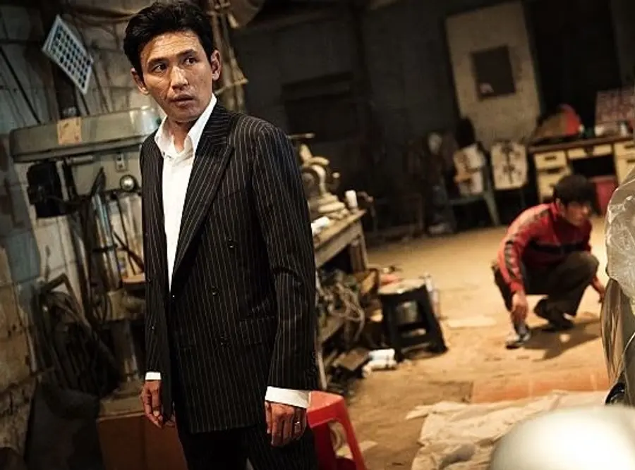 Hwang Jung-min und Yoo Ah-in in Konfrontation